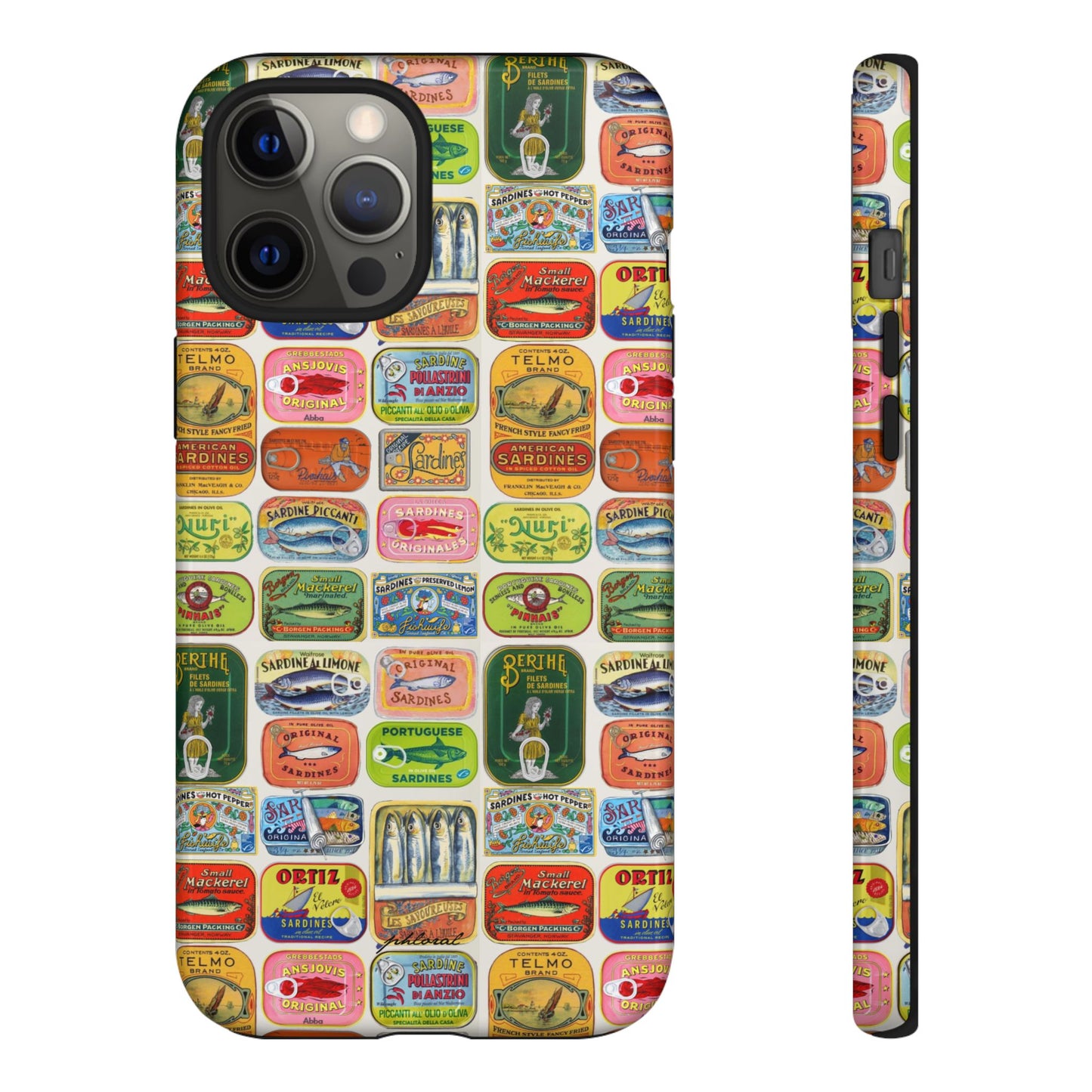 Retro Pantry phone case dual-layer protection side profile