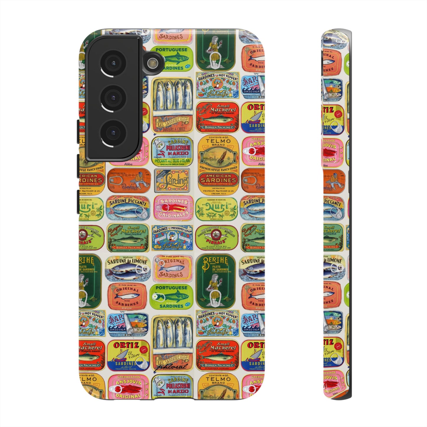 Retro Pantry phone case dual-layer protection side profile