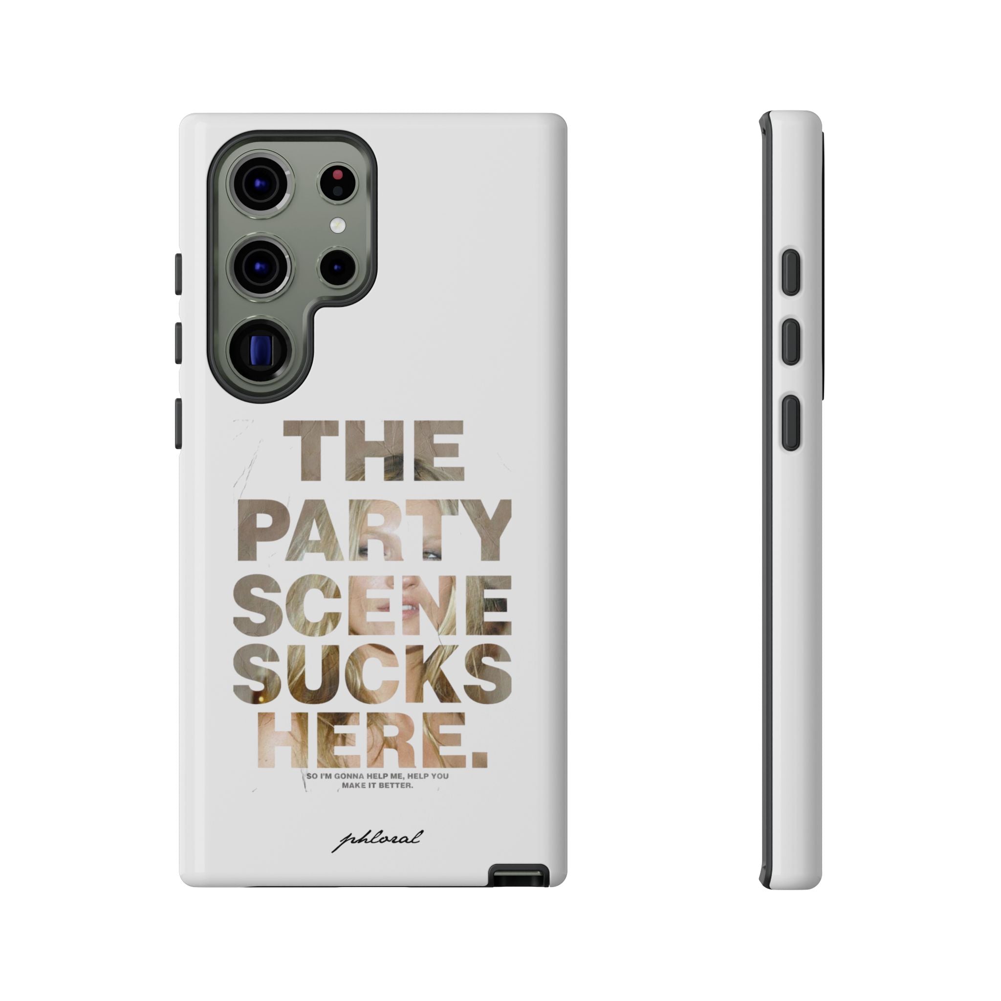 "the party sucks here"