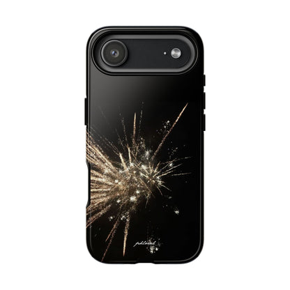 Glintfall phone case precision camera island in glittering waterfall design