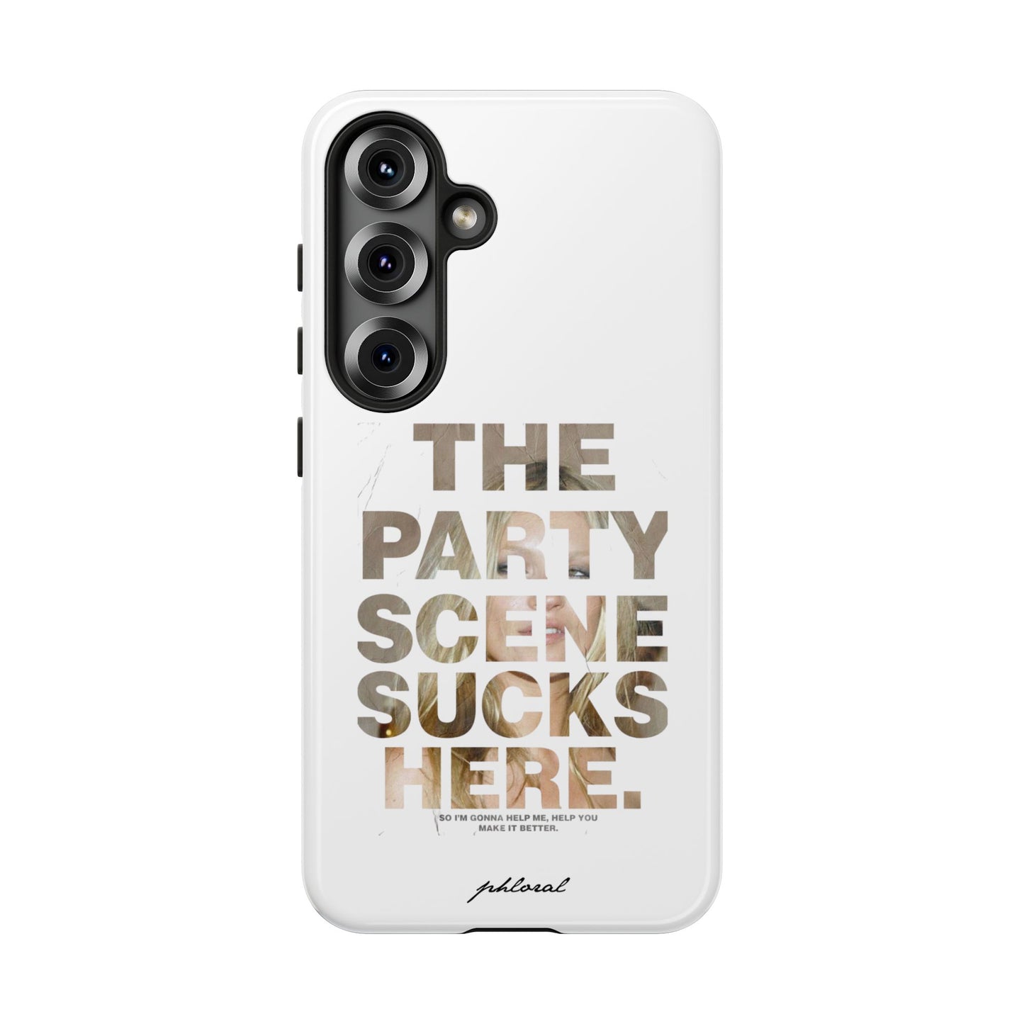 "the party sucks here"