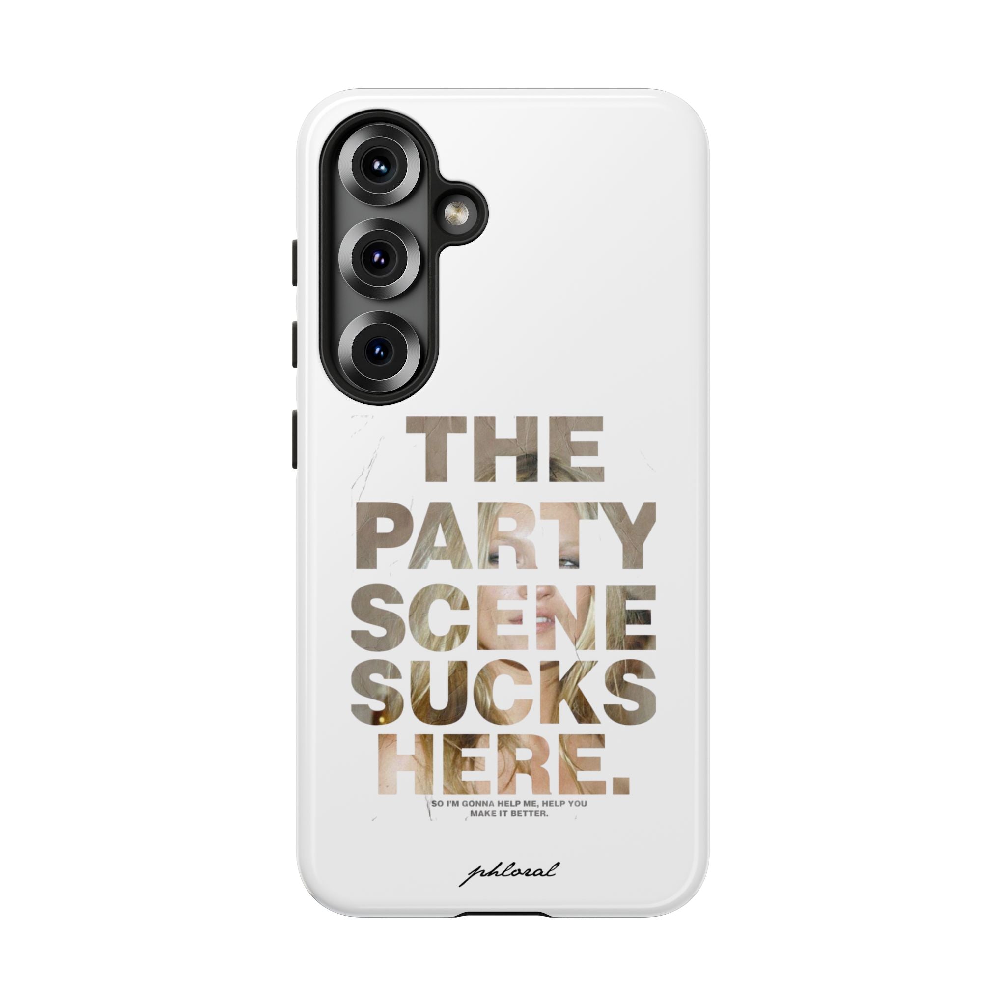 "the party sucks here"