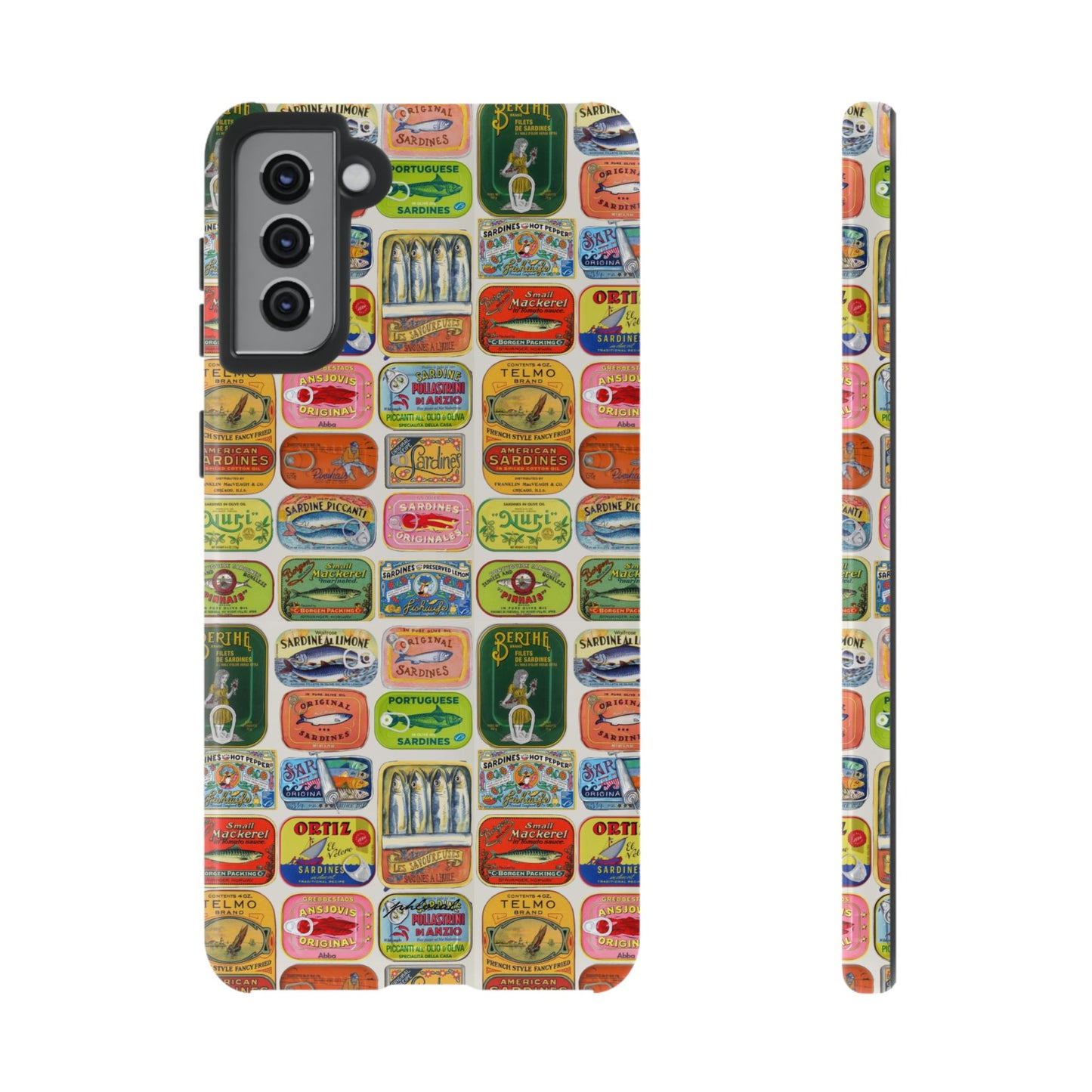 Retro Pantry phone case dual-layer protection side profile