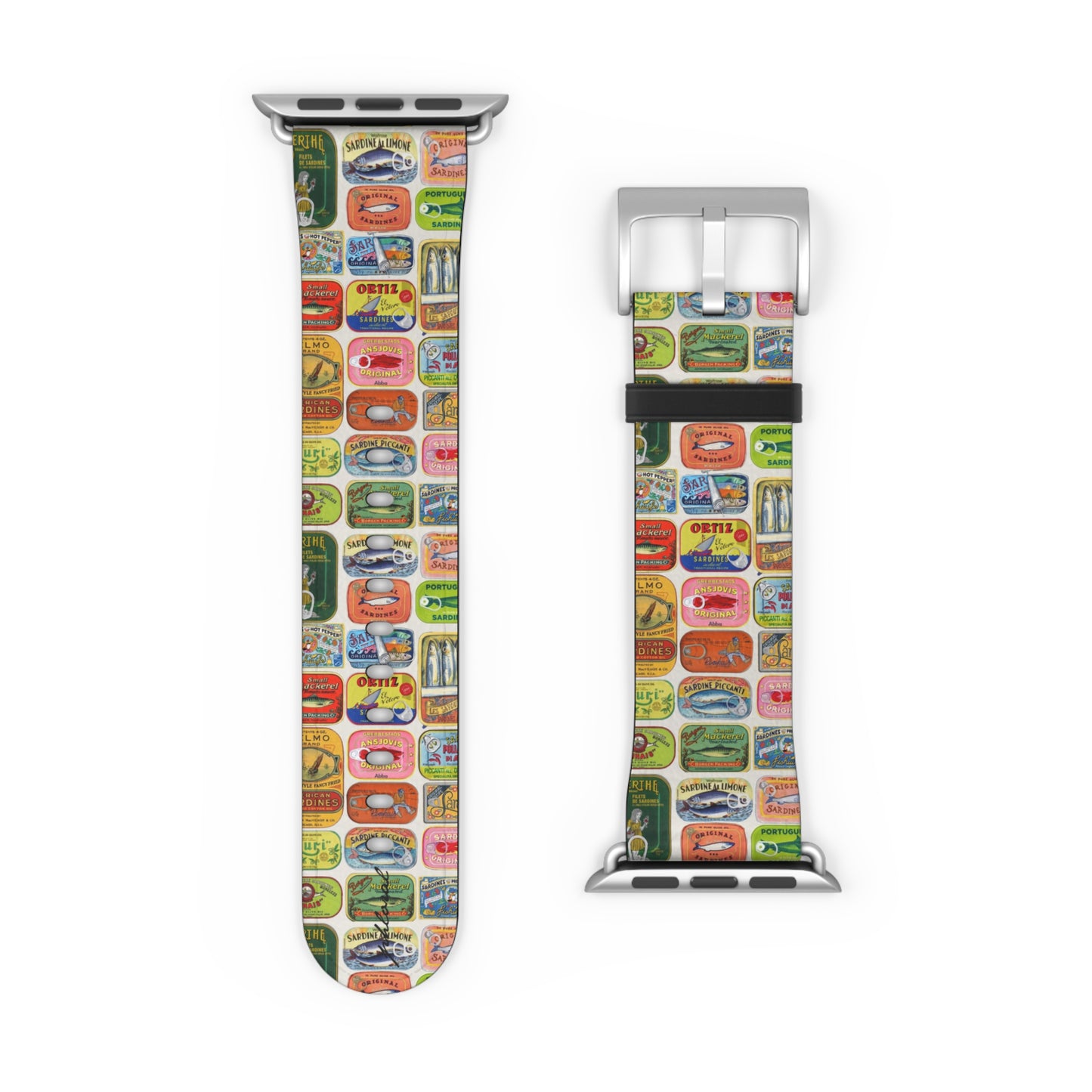 Retro Pantry Apple Watch band miniature Cold Drinks badge detail