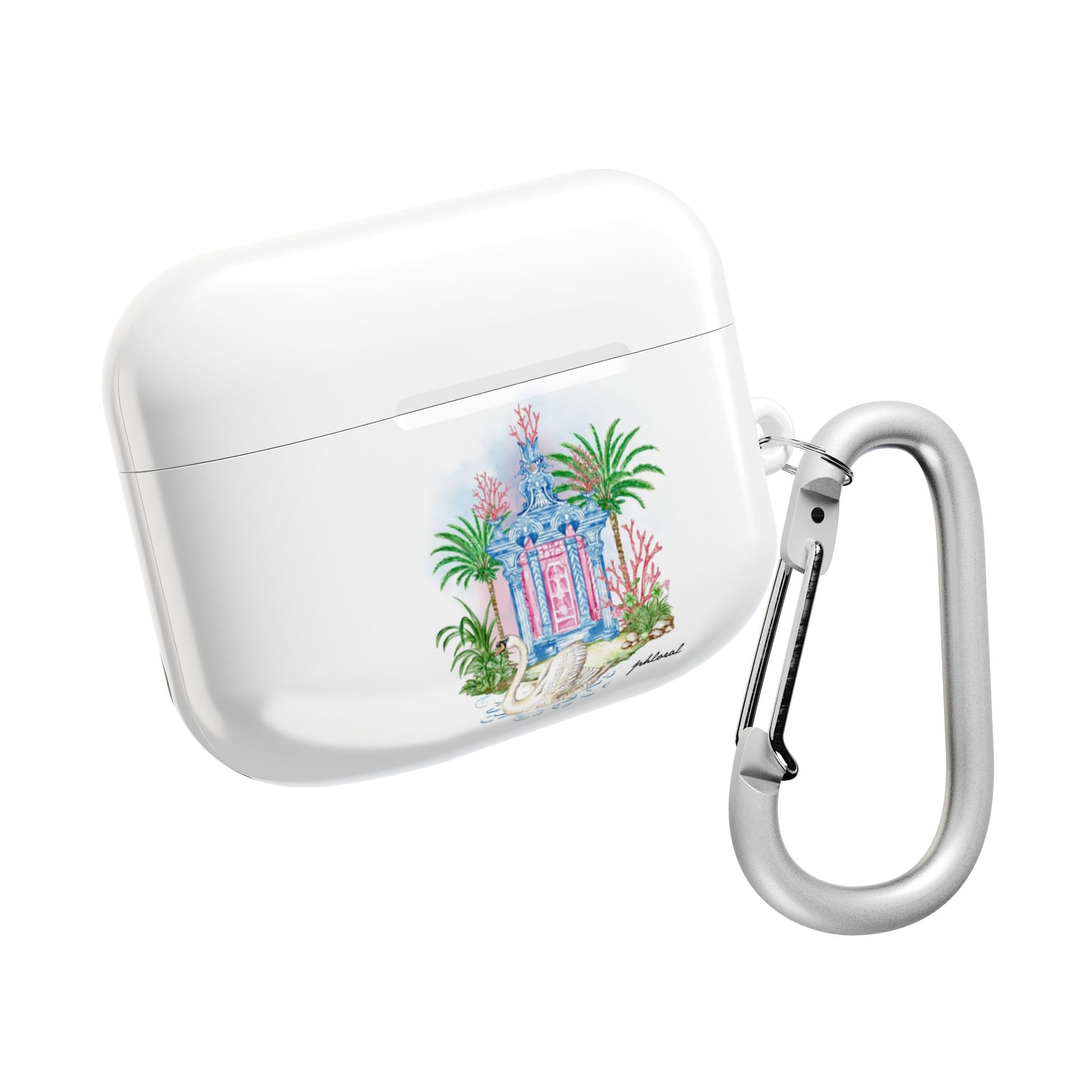 swan pavilion AirPods case minimalist look