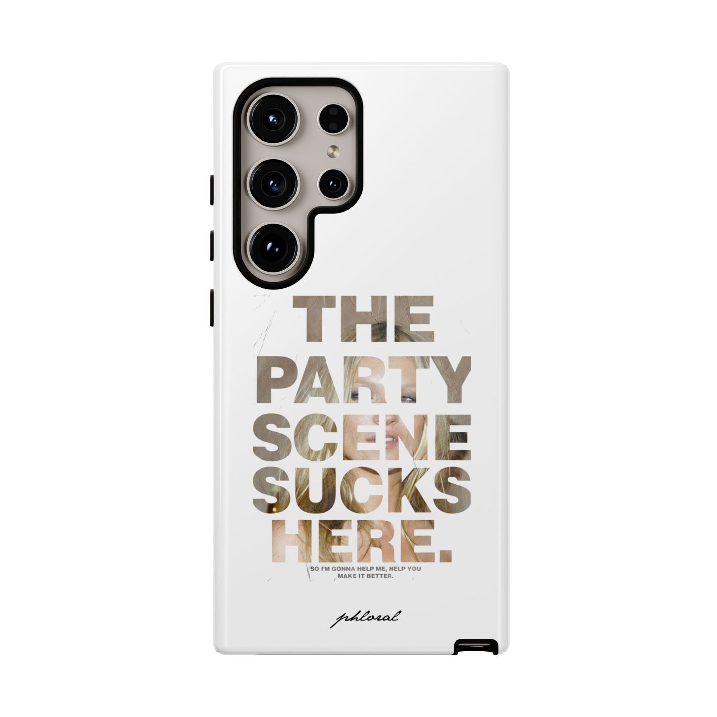 "the party sucks here"