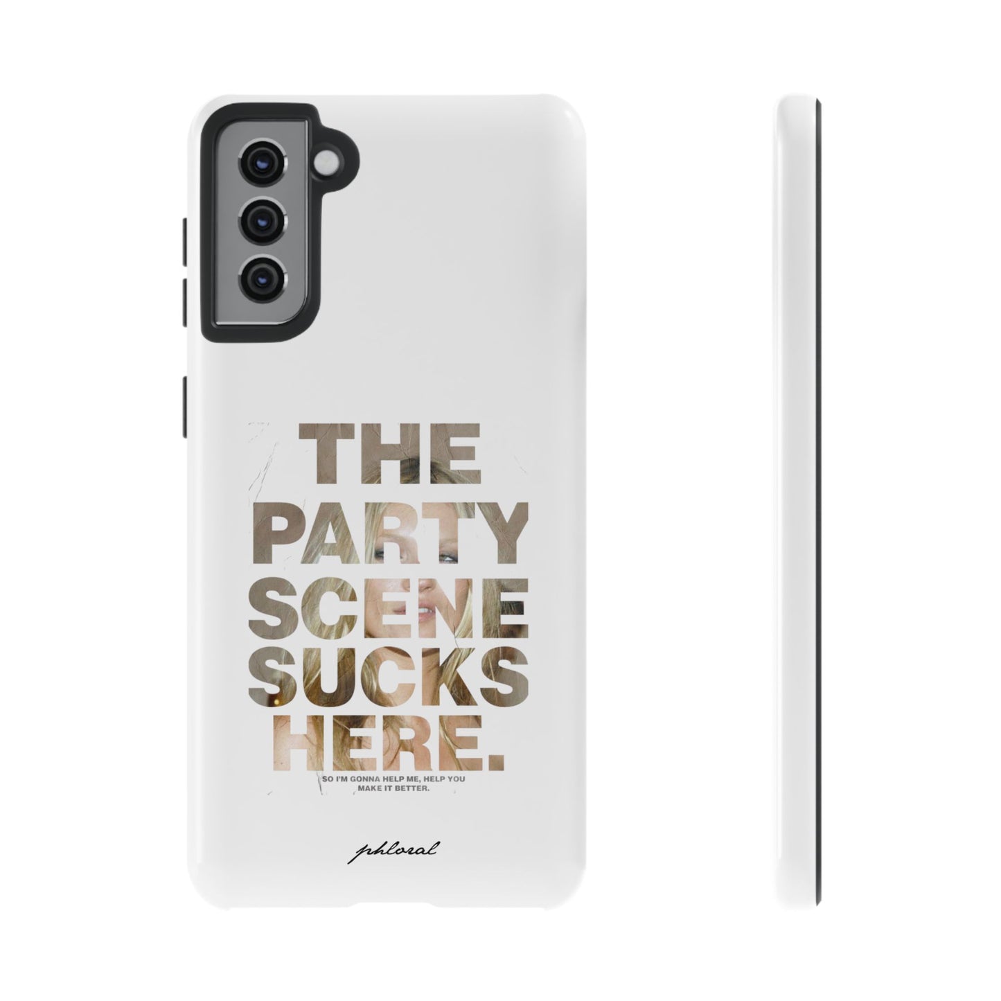 "the party sucks here"