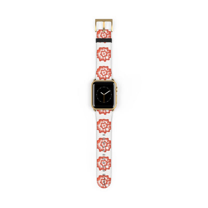 Phloral Apple Watch band rose-gold deployant clasp detail