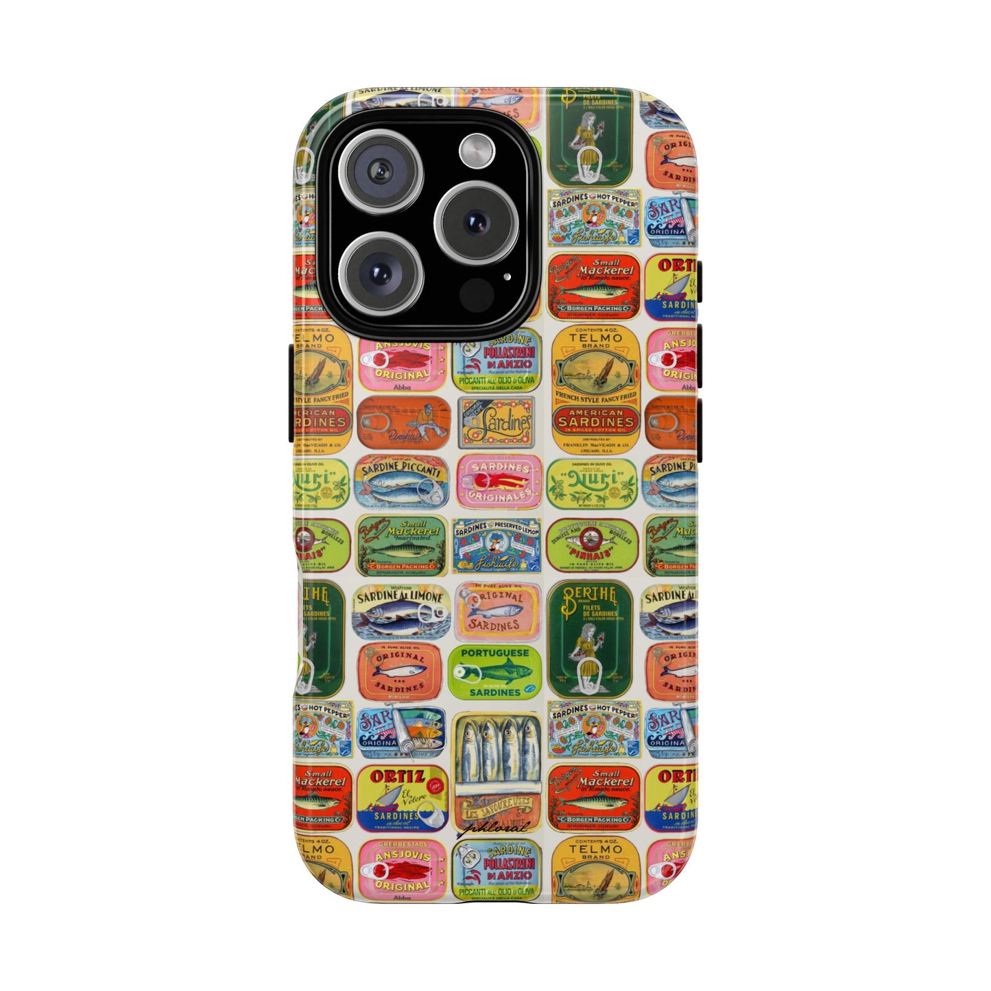 Retro Pantry phone case dual-layer protection side profile
