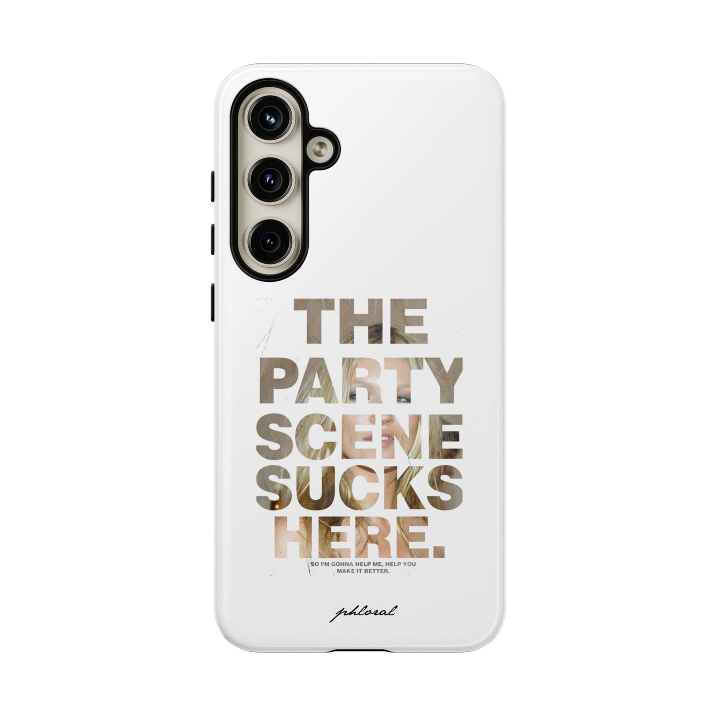 "the party sucks here"