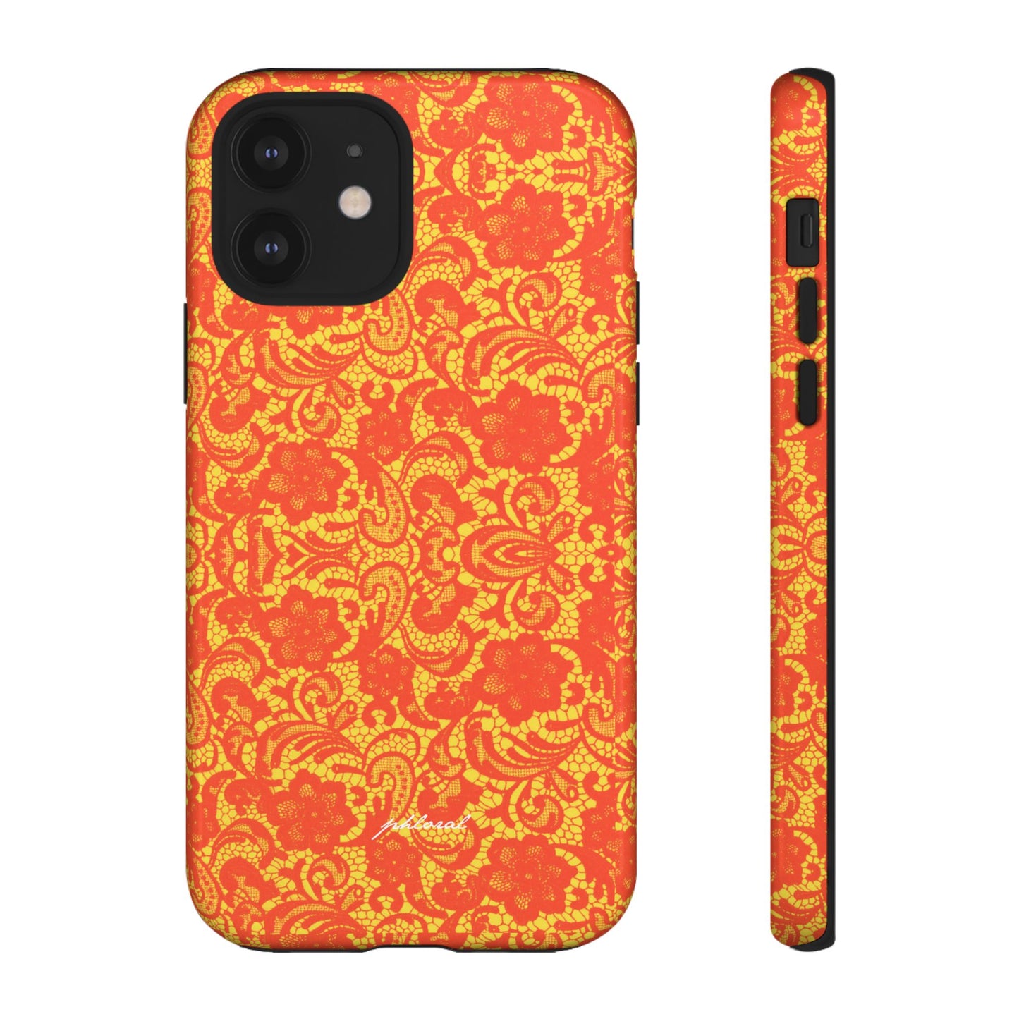 YSL phone case Amber Lace slim profile with raised screen protection