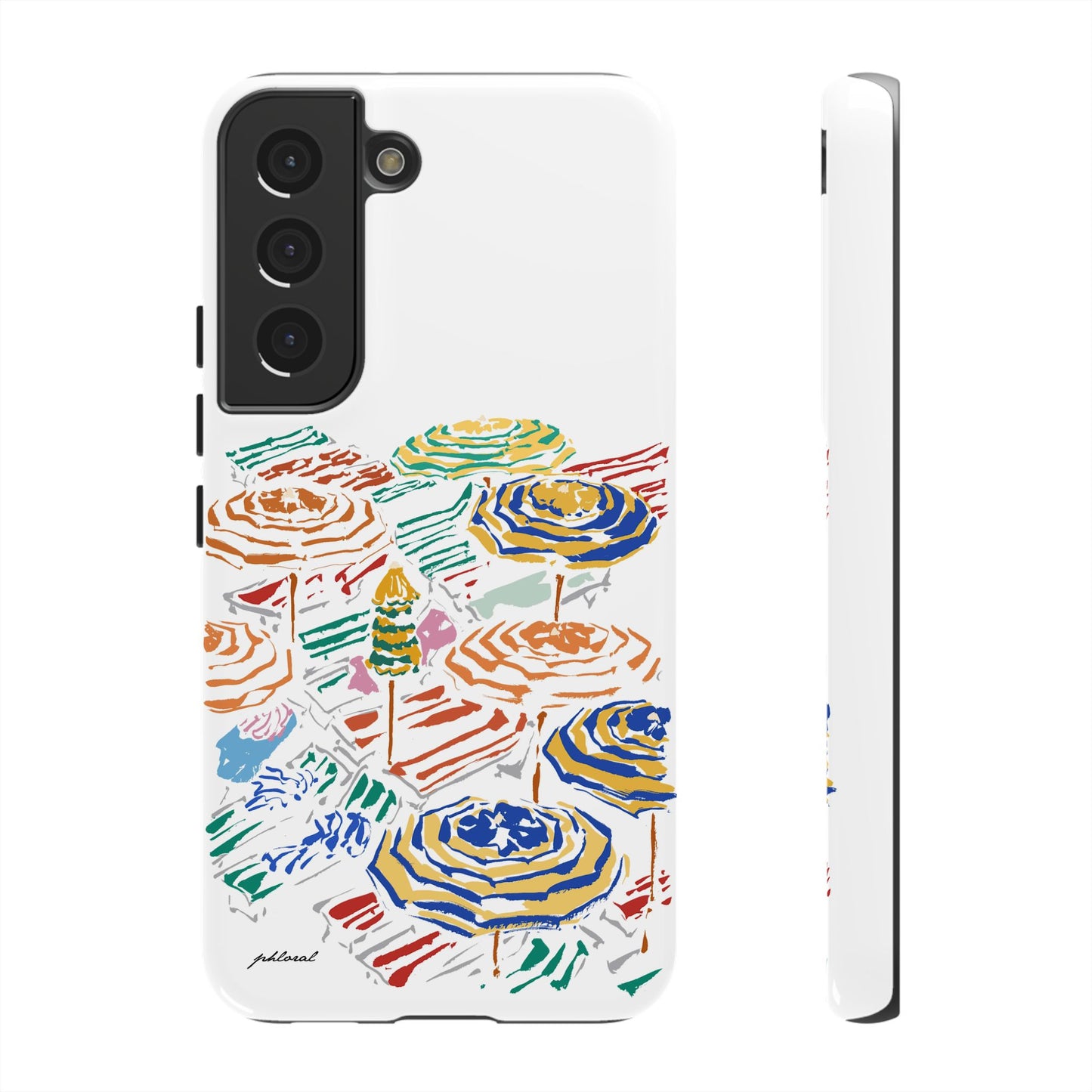 Coastal Carousel phone case beach-inspired design
