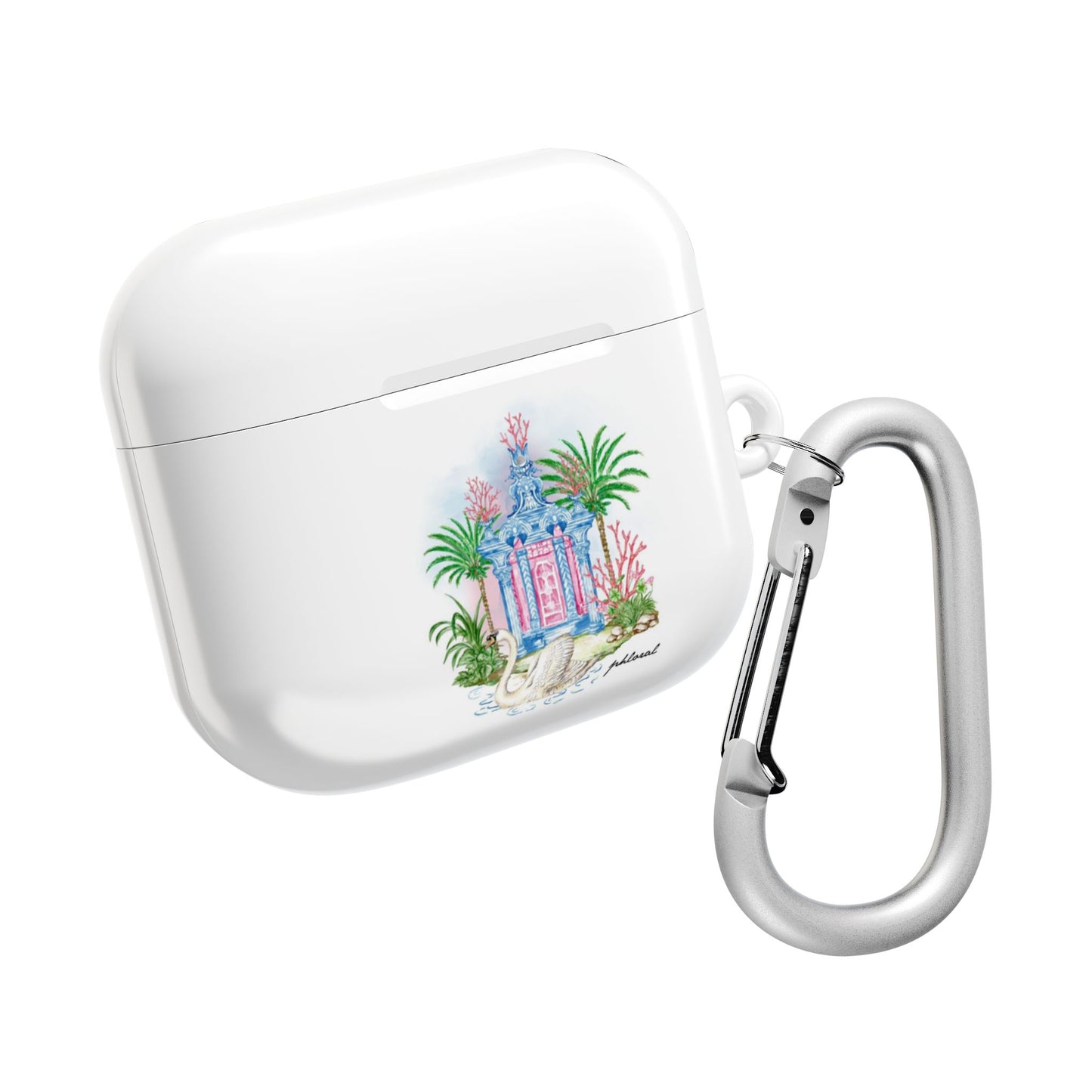 swan pavilion AirPods case minimalist look