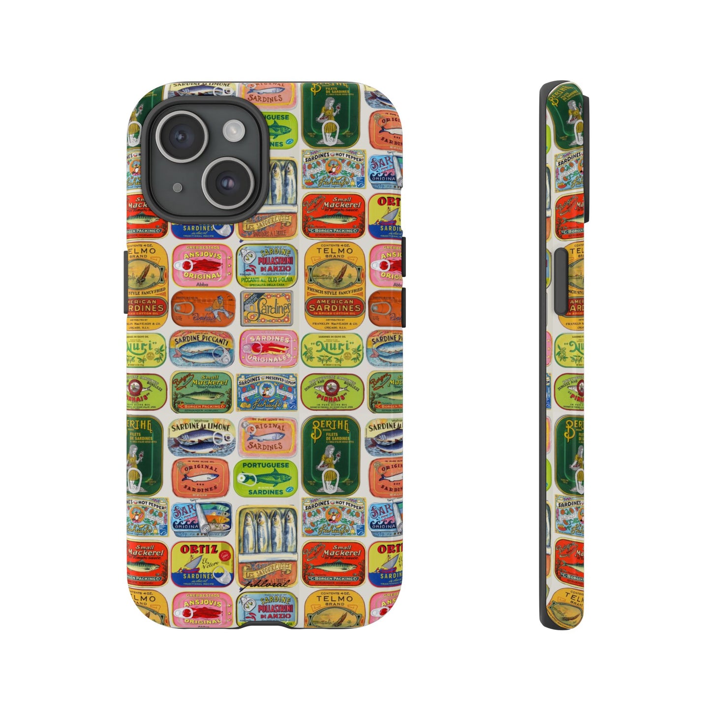 Retro Pantry phone case dual-layer protection side profile