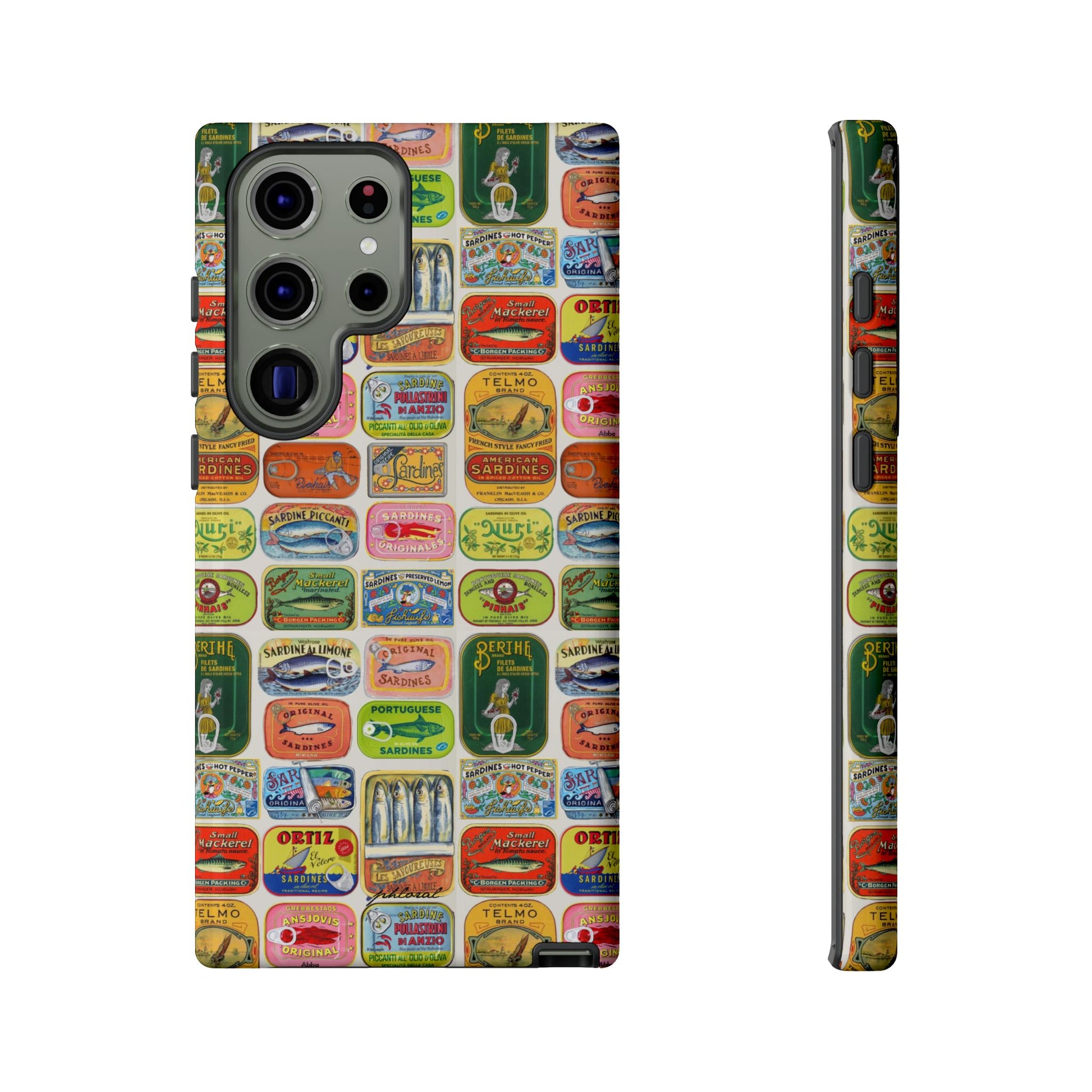 Retro Pantry phone case dual-layer protection side profile