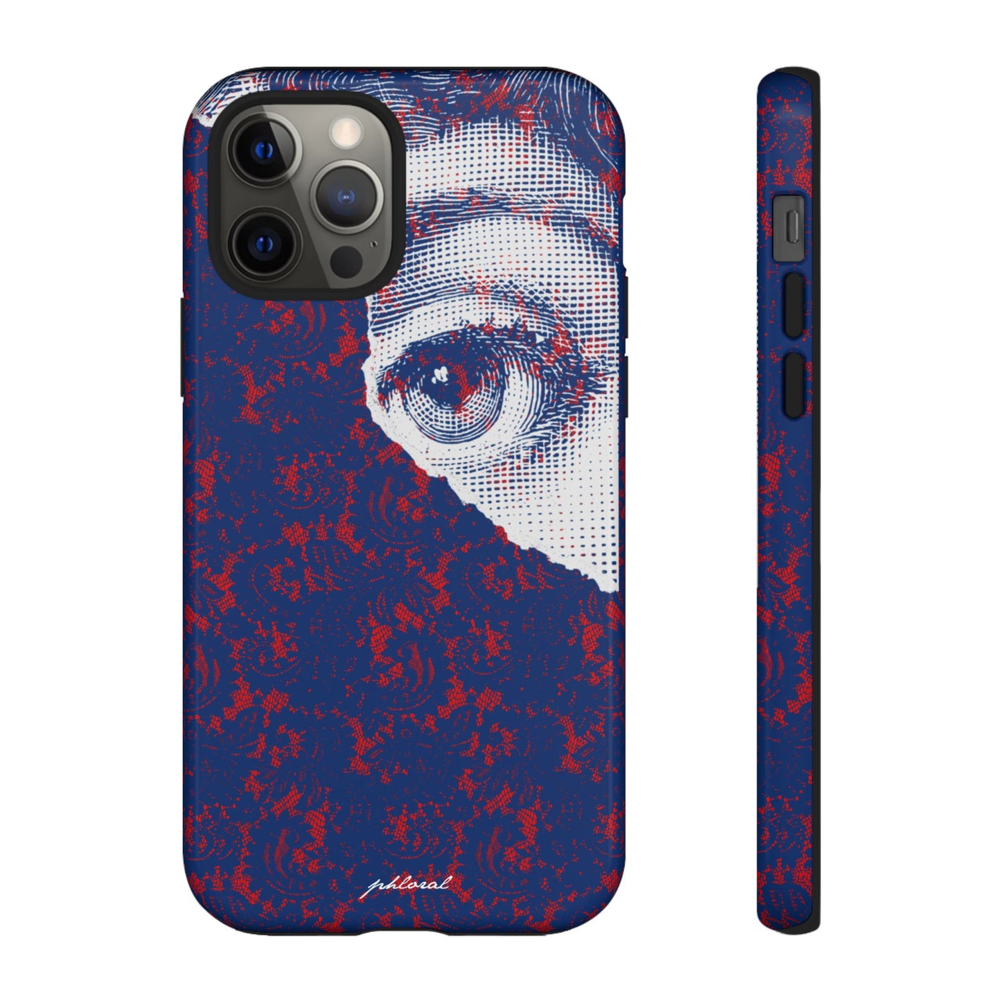 Laced Eye phonecase on smartphone