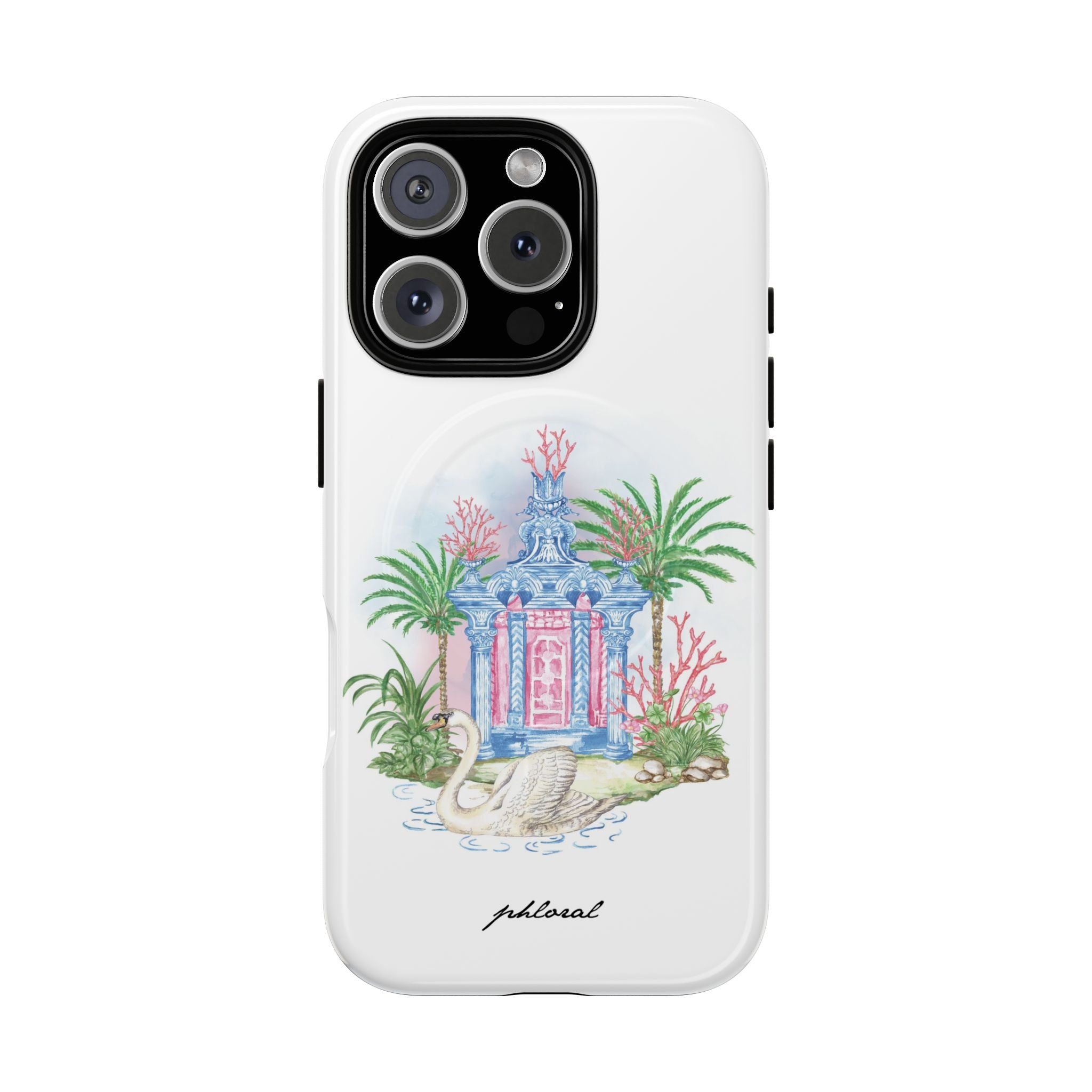 Swan Pavilion MagSafe case full product display