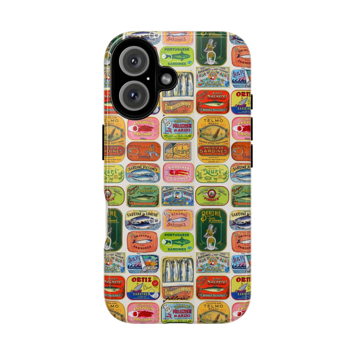 Retro Pantry phone case dual-layer protection side profile