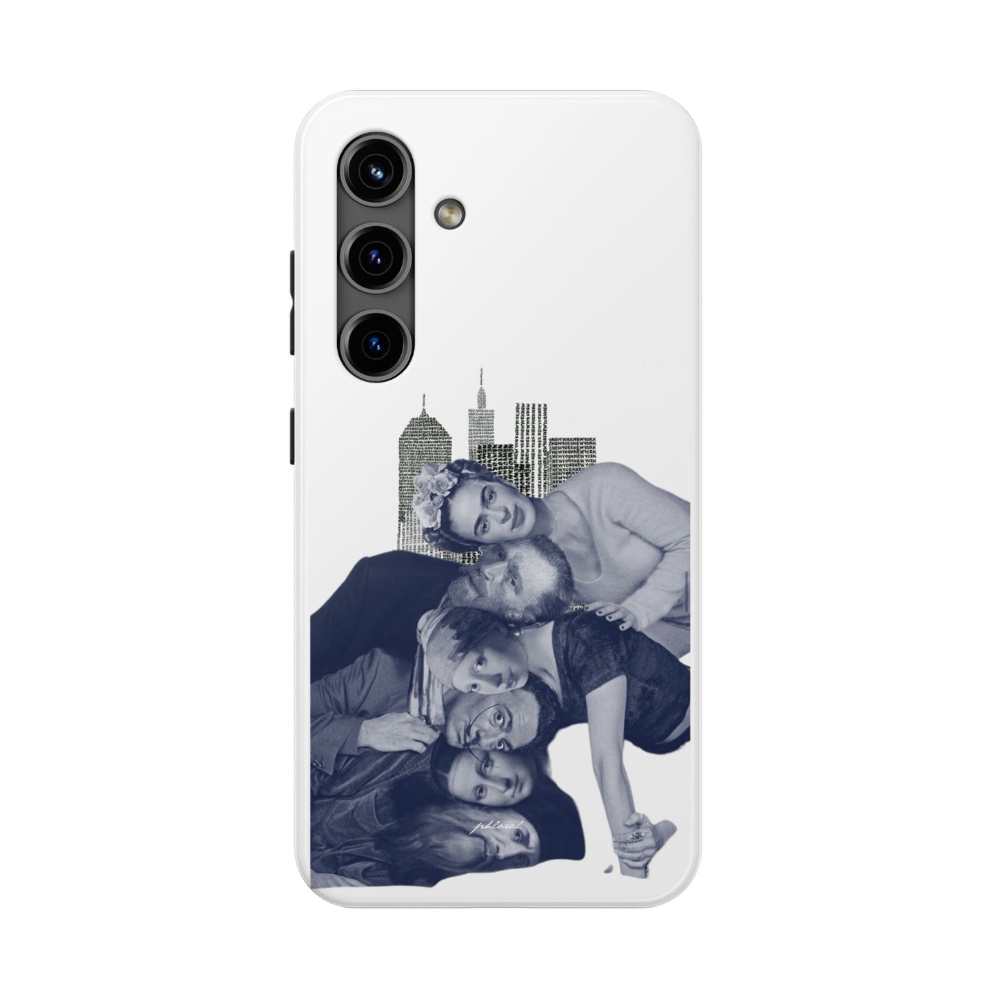 Cityscape phonecase fingerprint-resistant