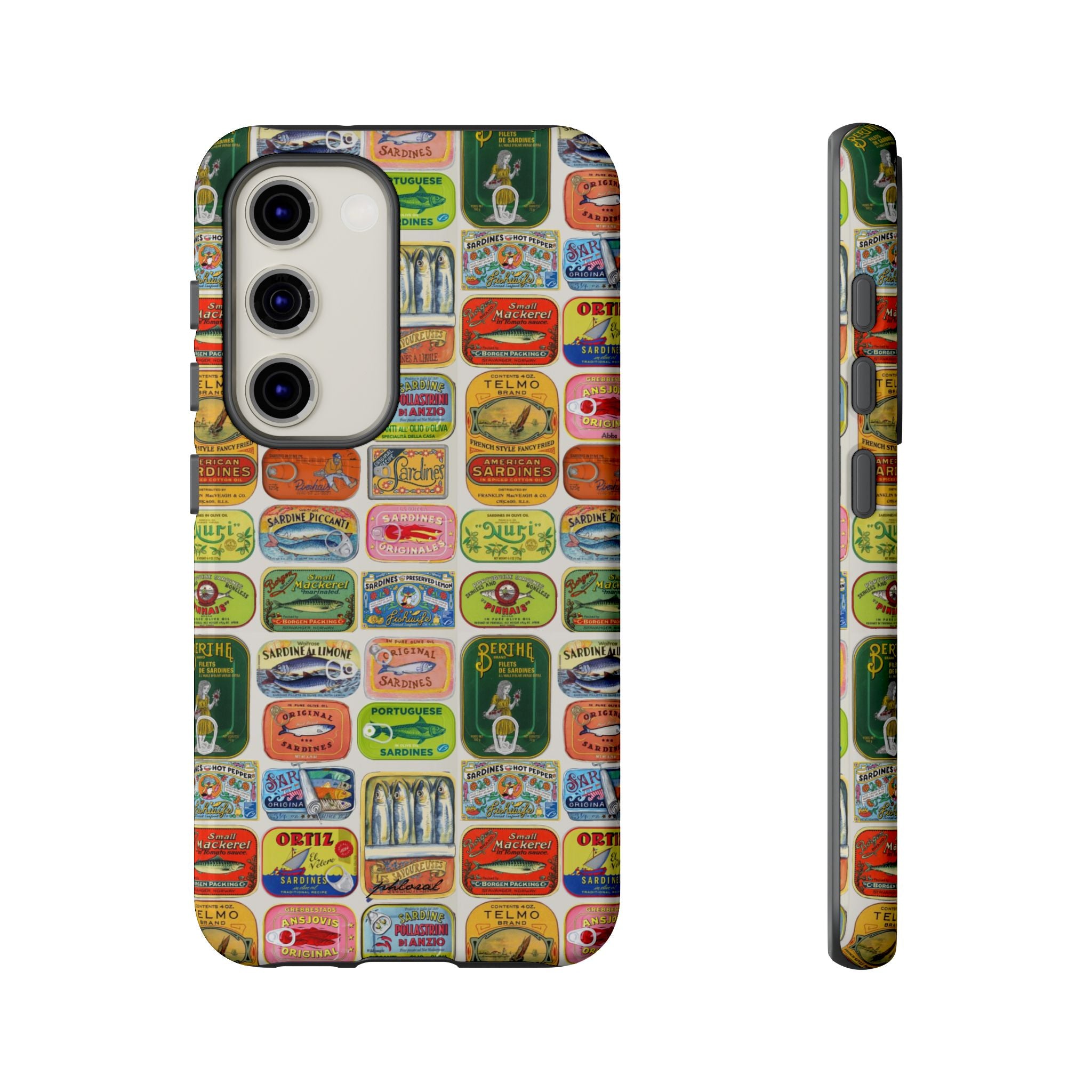 Retro Pantry phone case dual-layer protection side profile