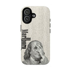 Wealth wasted Magsafe phone case front view on iPhone