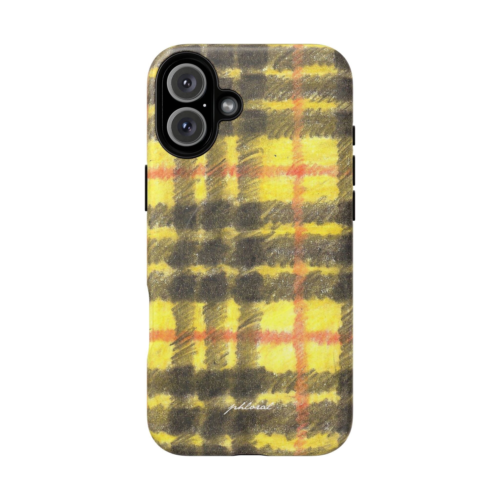 Plaid MagSafe case front view