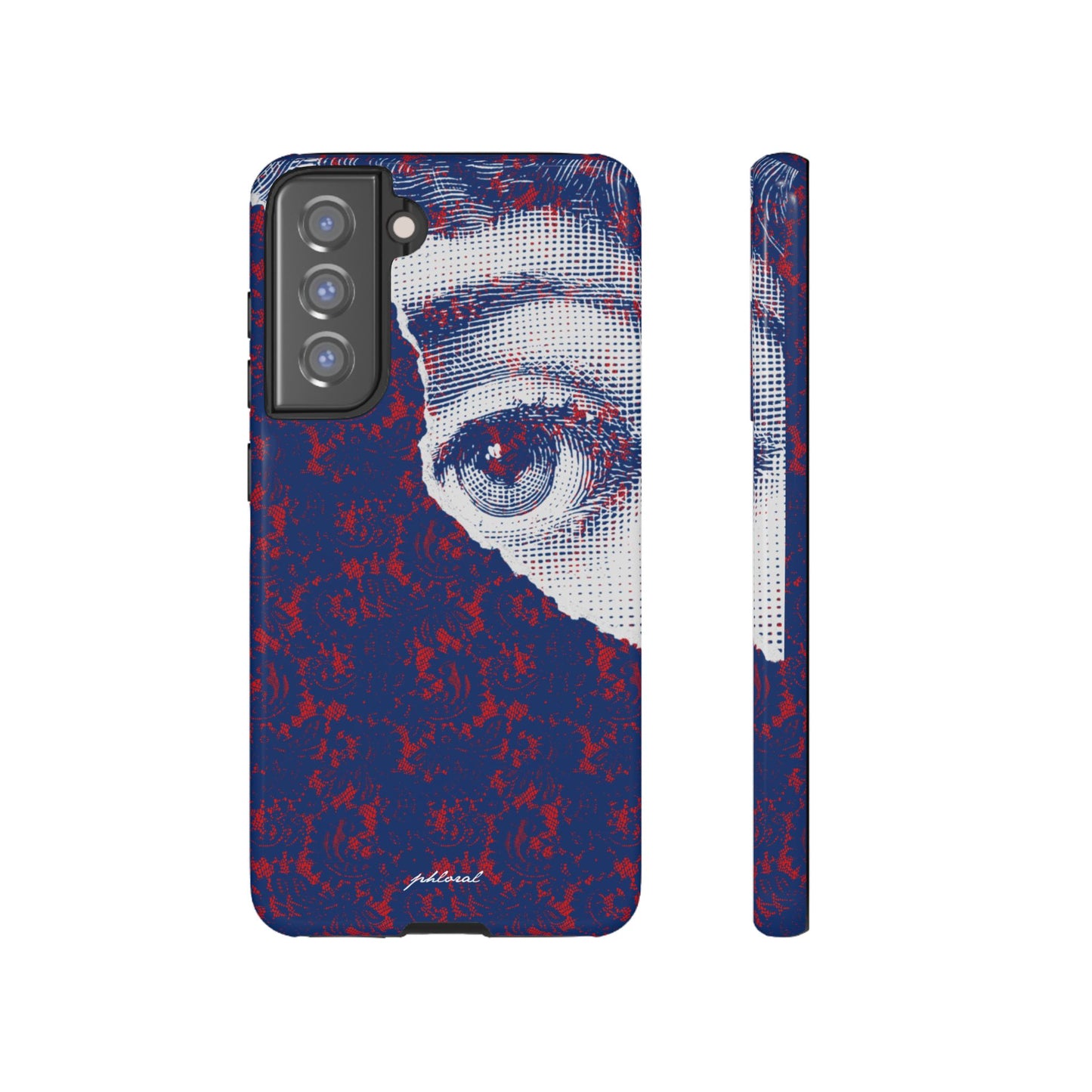Laced Eye phonecase on smartphone